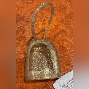 ✨Bath & Bodyworks “Gold Glitter Bling” Pocketbac Hand Sanitizer Holder, Keychain